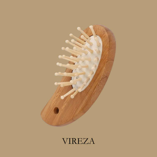 VIREZA- Kleine Bambus Haarbürste